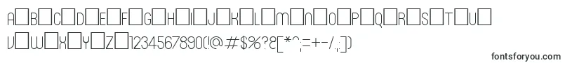 Шрифт Roninset1 – шрифты для табличек и знаков
