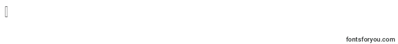 Czcionka NazaninLight – czcionki cyfry 5