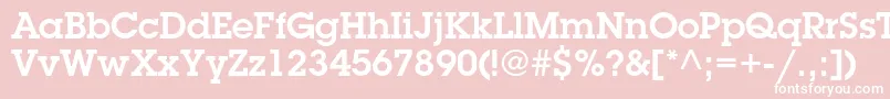 LubalingraphstdDemi Font – White Fonts on Pink Background