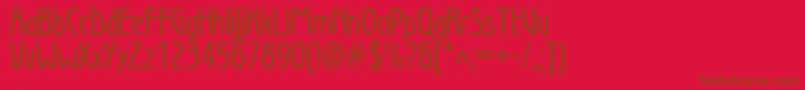 En savoir plus sur la police Secessionwienc Police Secessionwienc – polices brunes sur fond rouge