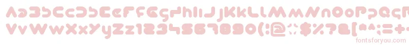 Dominique Font – Pink Fonts on White Background