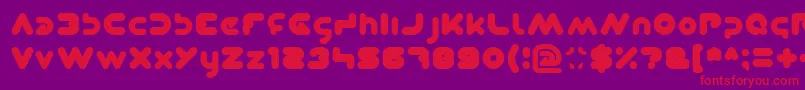 Подробнее о шрифте Dominique Шрифт Dominique – красные шрифты на фиолетовом фоне