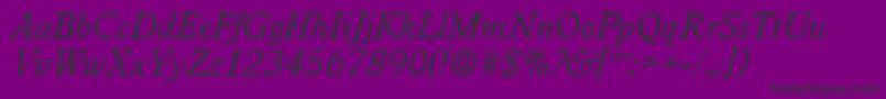 Saiba mais sobre a fonte WorchesterRegularita Fonte WorchesterRegularita – fontes pretas em um fundo violeta