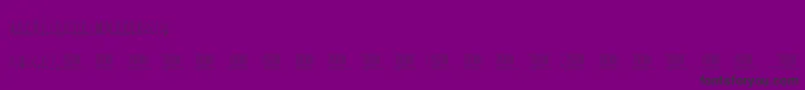 MenInBlack Font – Black Fonts on Purple Background