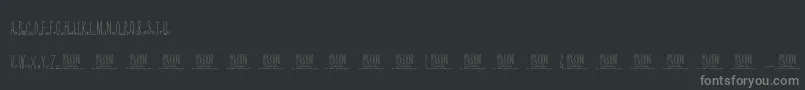 Więcej informacji o czcionce MenInBlack Czcionka MenInBlack – szare czcionki na czarnym tle