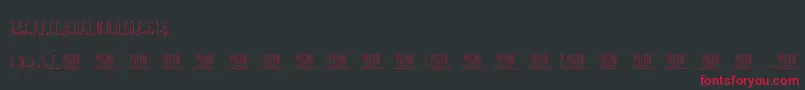 MenInBlack Font – Red Fonts on Black Background