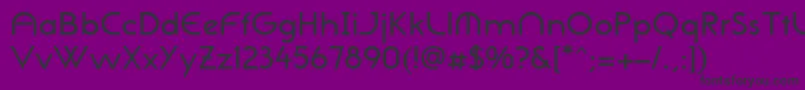 NeogothisadfstdMedium Font – Black Fonts on Purple Background