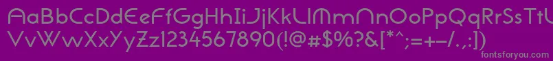 NeogothisadfstdMedium Font – Gray Fonts on Purple Background