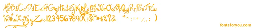 LesOeufsDeCassowary Font – Orange Fonts
