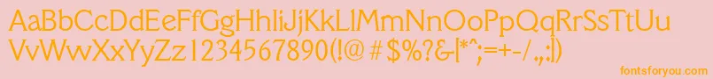 More about VeracruzserialLightRegular Font VeracruzserialLightRegular Font – Orange Fonts on Pink Background