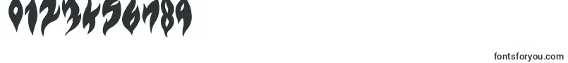 FlameOnBlack Font – Fonts for Numbers and Digits