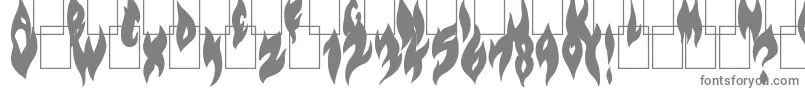 Fonte FlameOnBlack – fontes cinzentas