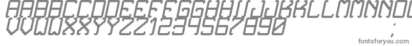 NoxtreyAufTfbCursive Font – Gray Fonts on White Background