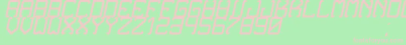 NoxtreyAufTfbCursive Font – Pink Fonts on Green Background
