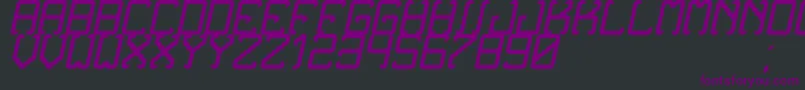 NoxtreyAufTfbCursive Font – Purple Fonts on Black Background