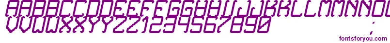 NoxtreyAufTfbCursive Font – Purple Fonts on White Background