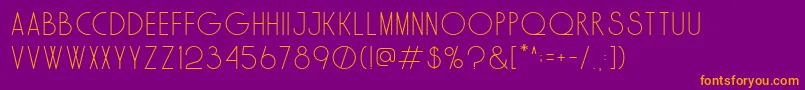 More about Solo Font Solo Font – Orange Fonts on Purple Background