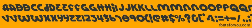 More about LionelLeftalic Font LionelLeftalic Font – Black Fonts on Orange Background