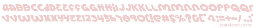 LionelLeftalic Font – Pink Fonts on White Background