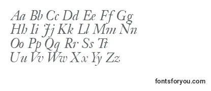 JansonsskItalic-fontti