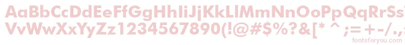 FuturaBoldBt Font – Pink Fonts on White Background