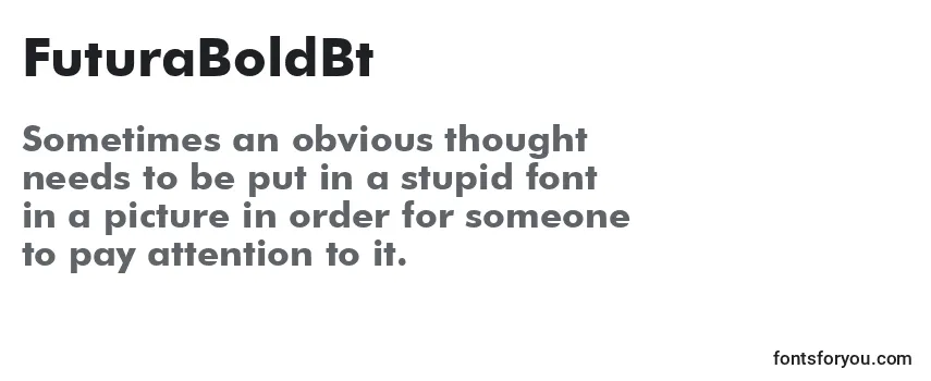 FuturaBoldBt-fontti