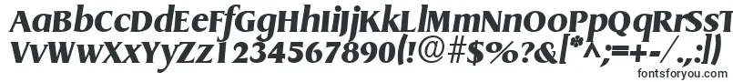 GriffonExtraboldItalic-Schriftart – Breite Schriften