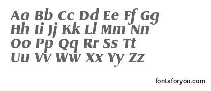 Schriftart GriffonExtraboldItalic