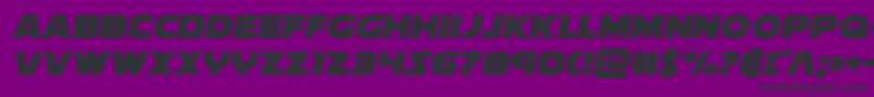 Soloist Font – Black Fonts on Purple Background