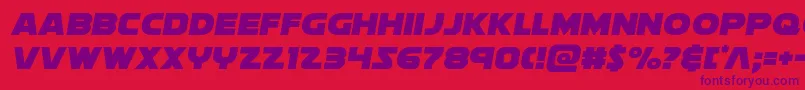 Soloist Font – Purple Fonts on Red Background