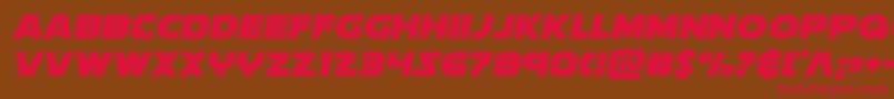 Soloist Font – Red Fonts on Brown Background