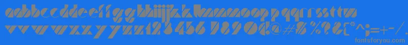 TurnerRegularフォントについての詳細 フォントTurnerRegular – 青い背景に灰色の文字