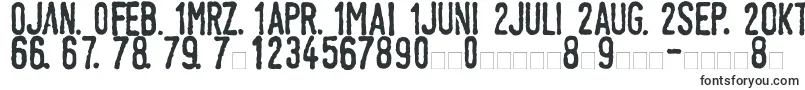 Czcionka LinotypeTagesstempelNormal – czcionki dla Microsoft Office