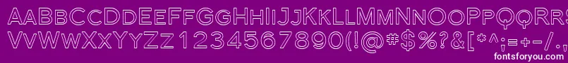 Florsn39 Font – White Fonts on Purple Background