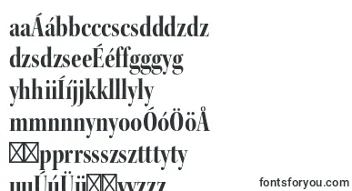 KeplerstdBoldcndisp font – hungarian Fonts