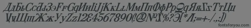 Cyberv2bi Font – Black Fonts on Gray Background