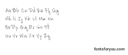 HandscriptleftyRegular Font