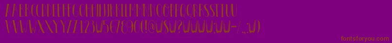 DkPastis Font – Brown Fonts on Purple Background