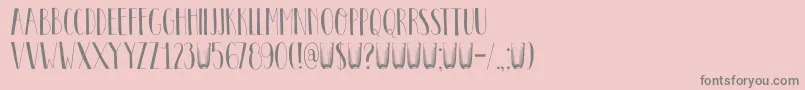Подробнее о шрифте DkPastis Шрифт DkPastis – серые шрифты на розовом фоне