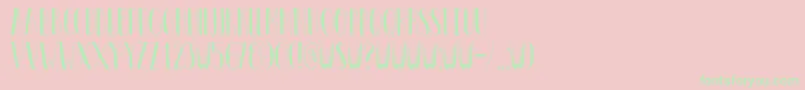 DkPastis Font – Green Fonts on Pink Background