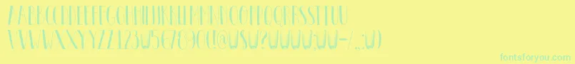 En savoir plus sur la police DkPastis Police DkPastis – polices vertes sur fond jaune