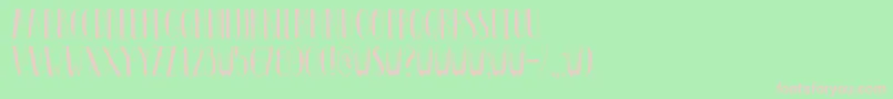 DkPastis Font – Pink Fonts on Green Background