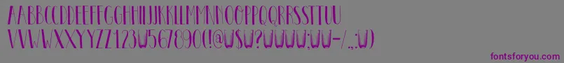 DkPastis Font – Purple Fonts on Gray Background