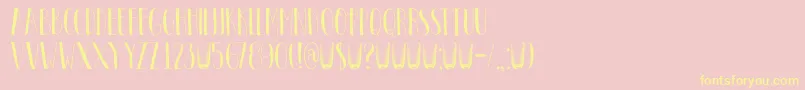 DkPastis Font – Yellow Fonts on Pink Background