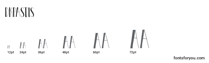 DkPastis Font Sizes