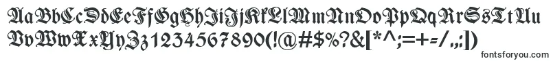 WieynkfrakturzierBold Font – Fonts for Microsoft Office