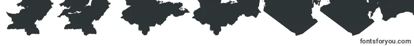 フォントGeobats – ルーマニアのフォント