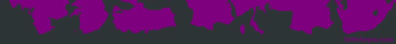 Geobats Font – Purple Fonts on Black Background
