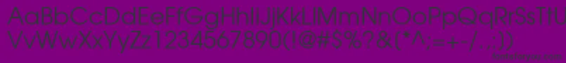 TexGyreAdventorRegular Font – Black Fonts on Purple Background