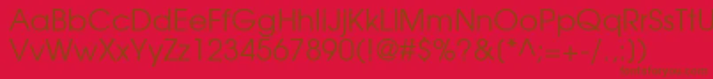 TexGyreAdventorRegular Font – Brown Fonts on Red Background